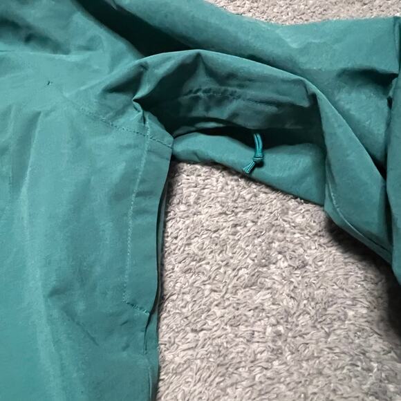 The North Face Jacket Womens Large Gore-Tex All Weather Proof Green Hooded Rain - Picture 5 of 12